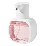 Mineup Seifenspender Automatisch, 500 Ml Elektrischer Schaumseifenspender Zur Wandmontage, USB Wiederaufladbar No Touch Seifenspender, IPX5 Wasserdicht Soap Dispenser Für Küchen Bäder Schulen Hotels