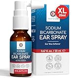 Medi Grade Ohrenschmalz Entferner Spray – Natürlicher Natriumbikarbonat Ohrenreiniger Spray für Blockierte Ohren, Ohrenschmalzentfernung – 20ml Flasche mit über 50 Ohren Spray für Einfache Anwendung