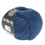 LANA GROSSA Cool Wool Big | Extrafeine Merinowolle waschmaschinenfest und filzfrei | Handstrickgarn aus 100% Schurwolle (Merino) | 50g Wolle zum Stricken & Häkeln | 120m Garn