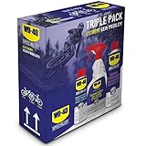 WD-40 Bike- Fahrradpflegeset 1x Kettenspray Allwetter 250ml + 1x Reiniger 500ml + 1x Kettenreiniger 500ml