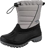 KangaROOS Unisex Kinder K-ben Schneestiefel, Vapor Grey, 38 EU