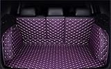 dzstnbhd Kofferraummatten Für Mercedes Für Benz GLK W204 220 250 300 350 X204 Custom Leder Kofferraummatten Cargo Kofferraumwanne Kofferraummatte Teppich Auto Zubehör(Lila)