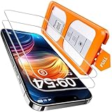 TOCOL für iPhone 14 für Panzerglas mit Kameraschutz, Full Screen Auto-Installation 9H Stoßfest Kratzfest Anti-Fingerabdruck Anti-Öl Anti-Bläschen folie für iPhone 14, Kompatibel mit Hülle, 2 Stück
