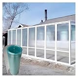 Glasfaserplatten Tageslichtpaneele, Glasfaser Beleuchtungsplatten für den Außenbereich für Gewächshaus, Garten, Dachplatten Ersetzen(1x7m/3.28x22.96ft)