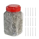 Nähnadeln, 1 kg/Box, 0,7 mm x 2 cm, Edelstahl, feine Satin-Nadel, Schneidernadeln für Schmuckherstellung, Nähen, Handwerk, Nähwerkzeug