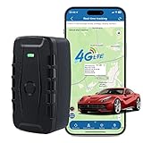 TKMARS GPS Auto 4G Tracker ohne ABO, 20000mAh Langer akkulaufzeit Magnet Peilsender, IP67 Wasserdichtes Große Reichweite Ortungsgerät Mehrere Alarmmodi Kostenlose App TK918