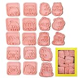 GjnjfdF Ausstechform in Form von Keksen, Backform Capybara und Früchte | Werkzeug für Gebäck für Partys Hochzeiten – Halloween, Hochzeit, Pancake, Partys und Feiertage