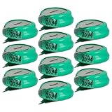 vhbw 10x NiMH Ersatz Knopfzellen-Akku Typ 1/V80H 2-Pins 80mAh 1,2V kompatibel mit Modellbau-Akkus, Solar-Leuchten UVM.
