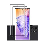 Rcokas [2 Stück für Folie Samsung S23 Ultra 5G Schutzfolie [9H], für Panzerglas Samsung Galaxy S23 Ultra 5G Displasychutz Screen Protector [HD Displayschutzfolie][Ultra-klar][Anti- Kratzer]