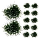 Supvox 1Satz Künstliches Grasbüschel Pflanzen Für Mikrogärten Und Modellbau Für Eisenbahnlandschaften Und Deko Mini Räumen Handgefertigt Teilig