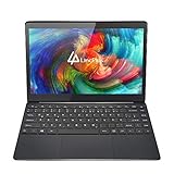 LincPlus 1315E Laptop Notebook 13,3 Zoll Full HD Celeron N4000 4GB RAM 64GB eMMC lüfterlos kompakter Metall Netbook mit QWERTZ Tastaturlayout Windows 10 S