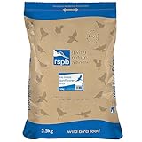 RSPB - No Mess Sonnenblumenherzen Vogelfutter, Energie- und proteinreich, Wildvogelfutter für kleine Vögel, hergestellt in Großbritannien, geeignet für die ganzjährige Fütterung (5,5 kg)