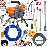 Rosfix Tornado RT2 UltraSpray – Airless-Farbspritzgerät 1800W | 22MPa | 2,2L/min | Inkl. 17-teiligem Zubehörset | Profi-Malergerät für Wandfarben, Lacke & Lasuren