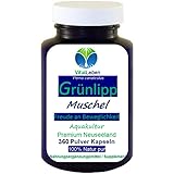 Grünlippmuschel 360 Kapseln Omega-3 & GAG Grünlippmuschelpulver Gelenknahrung für Freude an Beweglichkeit. OHNE Zusatzstoffe. 25775