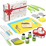 LETTO & TAILOR Kindermesser und Brotausstechformen Kinder Set 21-teiliges, Ausstecher Brot und Gemüse Kinder, Messer für Kinder, Montessori Messer - Perfektes Weihnachts- oder Geburtstagsgeschen