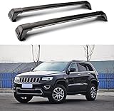 LICYAN 2 Stück Aluminium Dachträger Relingträger Dachgepäckträger für Jeep Grand Cherokee WK2 SRT-8 2012-2020, Fahrradträger Dachboxen Dachgepäckablage