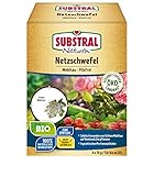 Substral Naturen Bio Netzschwefel Mehltau Pilzfrei, 6x10g - Biologisches Spritzpulver gegen Pilzkrankeiten an Pflanzen