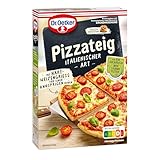 Dr. Oetker Pizzateig Italienischer Art, 8 x 320 g, Grundmischung für gelingsicheren Pizzateig italienischer Art, zum Selberbacken von Pizza, knusprig-dünner Boden, einfache & schnelle Zubereitung