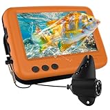 Unterwasserkamera Angeln Fishfinder, Fish Finder Kamera mit 4.3 Zoll IPS Display und 15m Kabel, Wasserdicht 220° Weitwinkel Nachtsicht Unterwasser Angelkamera für Meeresangeln Fluss Angeln Eisfischen