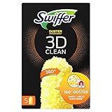 Swiffer Staubmagnet 360° Nachfüllpack 5 Tücher, Nimmt Staub, Haare & Allergene Aus Jeder Richtung Auf