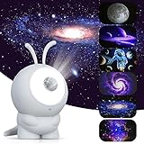 Planetarium Sternenhimmel Projektor, LED- Sternenprojektor 360 Grad Galaxy Projektor mit 6 Modi Nachtlicht für Kinder & Erwachsene Projektor Lampe als Geschenk