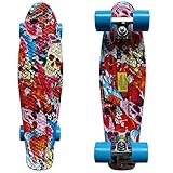 RIMABLE Skateboard, 56 cm, SKULL2