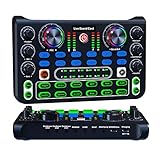 Live-Soundkarte, Bluetooth-Audio-Mixer-Board mit Soundeffekten, Externe Mobile USB-Soundkarte für Live-Übertragung, K-Songs, Sprach-Chat
