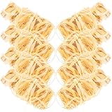 DOITOOL 8 Stück Teiliges Holzanzünder Wachs für Camping und Grillen Tragbarer Überlebens feuerstarter Geruchlos Schnell Entflammbar für Holzofen Kamin und Offenes Feuer