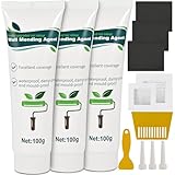 Cieex 300g Wandreparaturcreme, Spachtelmasse Weiß Innen, Löcher Wand Füllen Weiß, Wandausbesserungs Paste, Effektiv Fertigspachtel zur Reparatur von Rissen, Löchern, Peeling