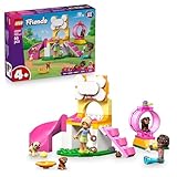 LEGO Friends Welpenspielplatz - Kinderspielzeug für kreative Rollenspiele - Geschenk für Mädchen und Jungen ab 4 Jahren -Tier Figuren Spielset mit 2 Spielfiguren, 3 Hunden und Zubehör - 42665