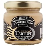 Giuliano Tartufi Crema con Pecorino Romano DOP e tartufo nero Pecorino Romano DOP Creme mit schwarzem Trüffel Italien inkl. FeinWert E-Book (1 x 80g)