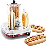 SALCO Hot-Dog Maker, Hot-Dog Maschine SHO-6, Rot
