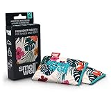 SmellWell Trocknungs- und Erfrischungskissen für Schuhe, Sporttaschen oder sogar das Auto - versetzt mit einem frischen Duft (Hawaii Floral)