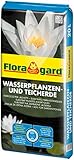 Floragard Wasserpflanzen- & Teicherde 20 L für Gartenteiche, Pflanzkörbe, Teichböden • auch für Seerosen und Schilf