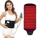 JOBYNA Infrarottherapie & Rotlichttherapie zur Körper Schmerz, 660nm & 850nm LED Red Light Therapy, Rotlichtlampe Infrarotlampe mit Timer, 3 Temperatur Tiefentherapie für Rücken Schulter Gelenke