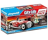 PLAYMOBIL City Life 71078 Starter Pack Hot Rod, Spielzeug-Auto im 50er Jahre Stil, Erstes Spielzeug für Kinder ab 4 Jahren
