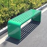 Generisch Robuste Gartenbank aus Metall für den Außenbereich, wetterfest, trägt 300 kg, perfekt für Terrasse, Park, Balkon, stilvolles und Robustes Design