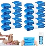 Zosenyer Windeleimer Nachfüllbeutel, 10 Stück 5m Windeleimer Nachfüllkassetten, Baby Plastik Windelsack, Litter Locker Nachfüllkassette, Windeltüten Anti Odor für Verschiedene Windeleimer