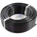 Suinga 100 m PE-ROHR/Wasserschlauch 16 mm x 1,6 mm, 4 bar - PROFI-QUALITÄT (Solaranlage, Poolbeheizung, Gärten), schwarz