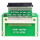 Xuancai Karte zu IDE Adapterkarte Kompakter Speicher auf 1,8 Zoll 50Pin IDE-Konverter geeignet für IDE-Karten Kompaktkarte Speicherkarte