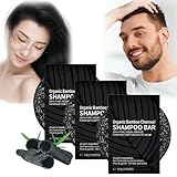 2024 Neu Anti Gray Bar, Graues Haar umkehren Bar, Bambuskohle Schwarze Seife für Graues Haar, Grau Glanz Seife, Spartan Grey Hair Reverse Bar, Festes Shampoo Gegen Graue Haare, Solid Shampoo Bar (3PC)