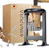 ARNAPURA Holzspalter Manuell | Gefertigt aus Hochfestem Stahl | Anzündholz Spalter | Inklusive Schrauben und Unterlegscheiben