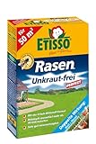 Etisso Rasen Unkraut-frei Perfekt, Rasenunkrautvernichter, 50ml für 50m², 4-Fach Wirkstoff-Formel gegen 40 Unkrautarten im Rasen