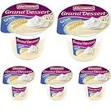 Ehrmann Grand Dessert Grieß mit feinem Weizengrieß Grießpudding 200 gram x 5 Stück [Frischegarantie]