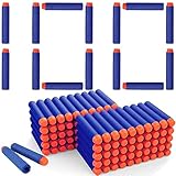 Retoo 100 Pfeile für Nerf Elite Elite Blasters 7,2cm für Refill Spielzeugpistole Bullets Refill Darts Foam Geeignet für Nerf N-Strike Nachfüllpack für Kinder Draußen und Familie Munition Blau