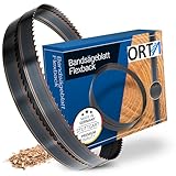 Orta - 3 Stück - 1790 x 10 x 0,65 x 6 ZpZ Flexback Bandsägeblätter | Geeignet für Weich und Hartholz, Brennholz, Kunsstoff und NE-Metall | passend für Holzstar HBS 251