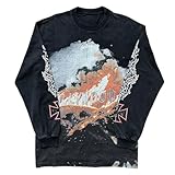 HAOZYUN Frühjahr Teenager Sport Straße Garderobe Neue Trend Männer Und Frauen Paare Anzug Größe Locker Set Langärmel T-Shirt-Color-7||l