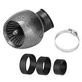 Motorrad Luftfilter Universal Motorrad Luftfilter Ansaugfilter Kohlefaser Textur Motorrad Roller ATV Dirt Bike Luftfilter 28mm 35mm 45mm 48mm