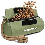 Rudelkönig Futterbeutel für Hunde - Apportierbeutel für Hundetraining - Robuster Futterdummy für Leckerlies - Dummy Hund