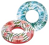 Bestway 36237 Schwimmring, Tropical Palms, 119 cm, sortiert